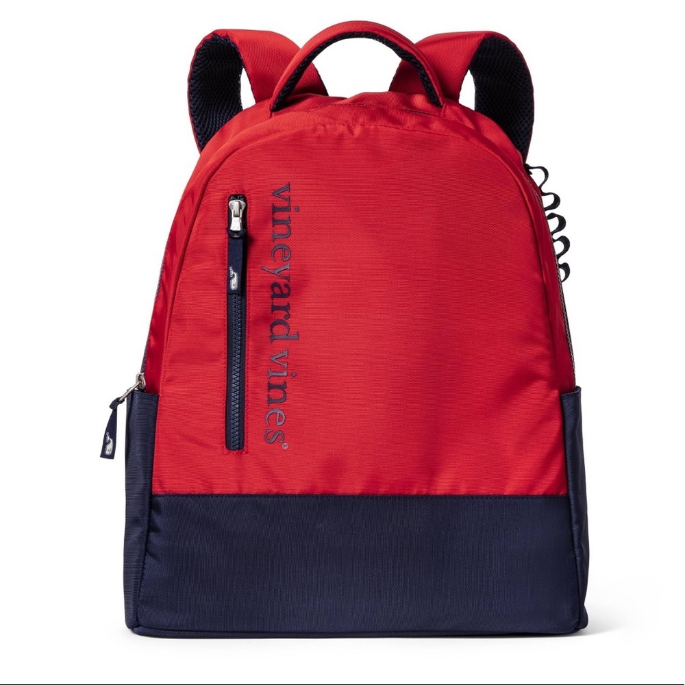 Vineyard Vines Backpack Red NWT Book Bag